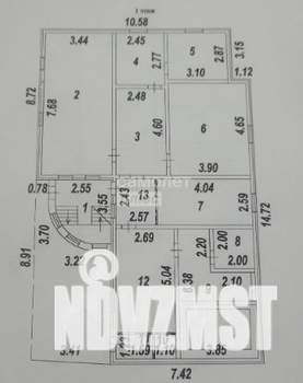 Коттедж 293м², 2-этажный, участок 12 сот.