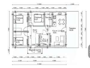 Дом 85м², 1-этажный, участок 4 сот.  