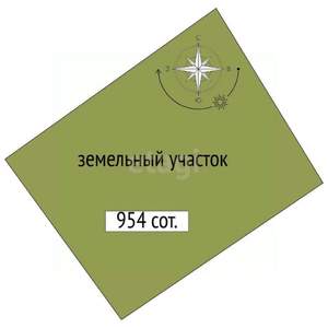 Дом 37м², 1-этажный, участок 954 сот.  