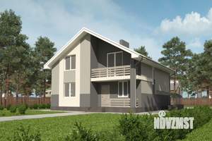 Дом 163м², 2-этажный, участок 6 сот.  