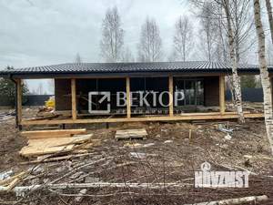 Дом 106м², 1-этажный, участок 6 сот.  