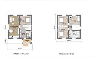 Дом 145м², 2-этажный, участок 6 сот.  