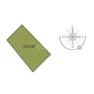 Дом 113м², 1-этажный, участок 14 сот.  