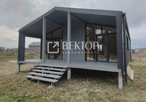 Дом 90м&sup2;, 1-этажный, участок 8 сот.  