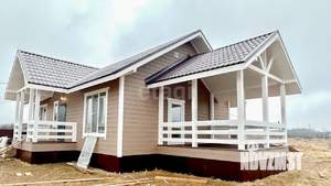 Дом 140м&sup2;, 1-этажный, участок 8 сот.  