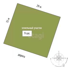 Дом 140м², 1-этажный, участок 9 сот.  