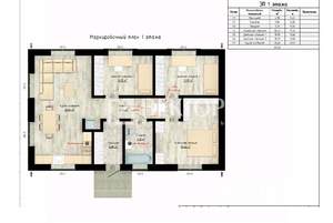 Дом 85м², 1-этажный, участок 5 сот.  