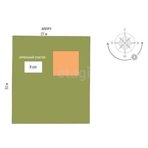 Дом 98м², 1-этажный, участок 8 сот.  