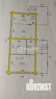 Дом 55м&sup2;, 1-этажный, участок 10 сот.  