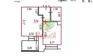 1-к квартира, на длительный срок, 40м2, 7/14 этаж