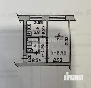 1-к квартира, на длительный срок, 30м2, 5/5 этаж