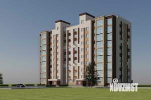 2-к квартира, строящийся дом, 62м2, 3/9 этаж