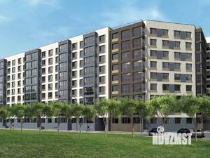 1-к квартира, строящийся дом, 37м2, 9/9 этаж