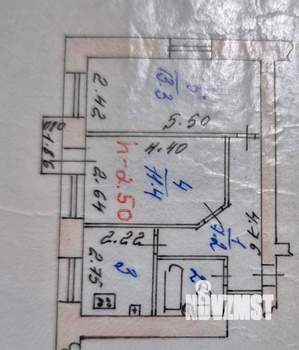 2-к квартира, вторичка, 41м2, 2/5 этаж