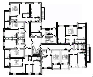 1-к квартира, строящийся дом, 42м2, 1/9 этаж