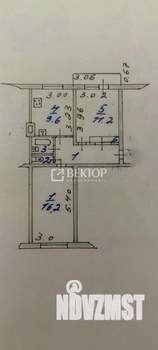 2-к квартира, вторичка, 48м2, 2/5 этаж