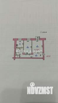 2-к квартира, вторичка, 57м2, 5/5 этаж