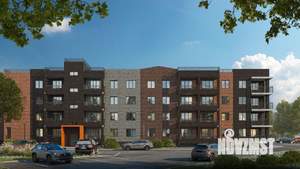 2-к квартира, строящийся дом, 55м2, 1/4 этаж
