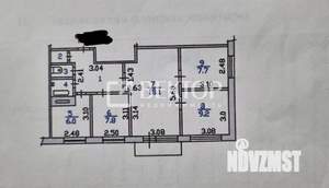 4-к квартира, вторичка, 58м2, 5/5 этаж