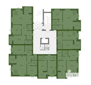 1-к квартира, строящийся дом, 55м2, 1/9 этаж