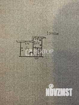 1-к квартира, вторичка, 36м2, 1/9 этаж