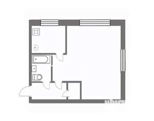 1-к квартира, вторичка, 30м2, 4/5 этаж