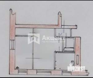 2-к квартира, вторичка, 42м2, 2/5 этаж