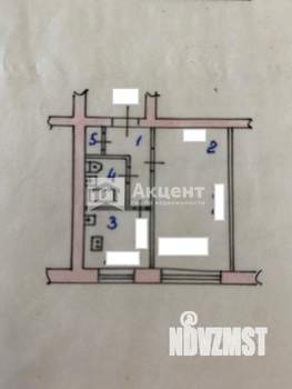 1-к квартира, вторичка, 30м2, 1/5 этаж