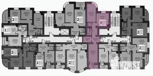 3-к квартира, вторичка, 66м2, 9/10 этаж