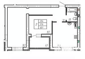 2-к квартира, строящийся дом, 60м2, 1/9 этаж