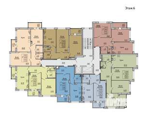2-к квартира, вторичка, 63м2, 6/11 этаж