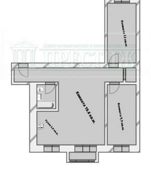 3-к квартира, вторичка, 57м2, 2/5 этаж