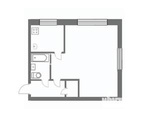 1-к квартира, вторичка, 30м2, 4/5 этаж