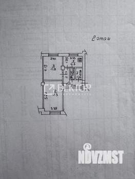 2-к квартира, вторичка, 48м2, 2/3 этаж