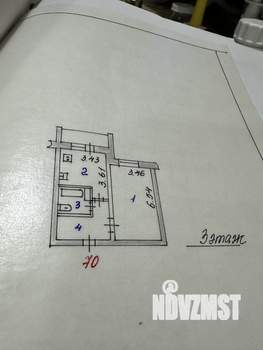 1-к квартира, вторичка, 40м2, 3/10 этаж