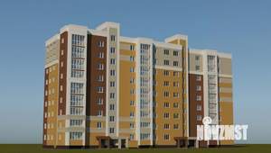 2-к квартира, строящийся дом, 61м2, 8/9 этаж