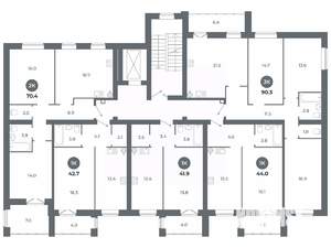 Студия квартира, вторичка, 70м2, 3/9 этаж