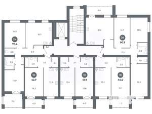 Студия квартира, вторичка, 70м2, 7/9 этаж