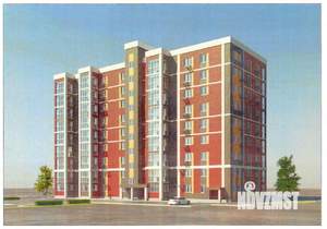 1-к квартира, строящийся дом, 42м2, 7/9 этаж