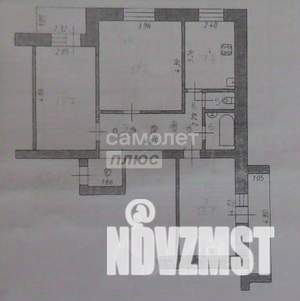 3-к квартира, вторичка, 75м2, 7/9 этаж