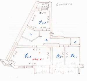 3-к квартира, вторичка, 157м2, 2/5 этаж