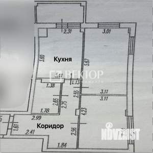2-к квартира, вторичка, 60м2, 10/20 этаж