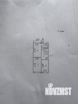 3-к квартира, вторичка, 63м2, 5/5 этаж