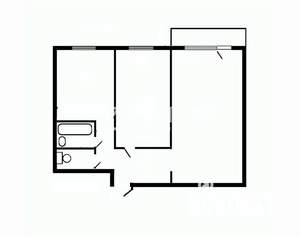 2-к квартира, вторичка, 38м2, 4/5 этаж