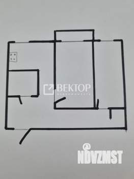 2-к квартира, вторичка, 42м2, 5/5 этаж