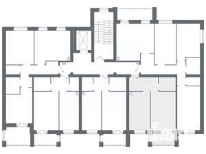 Студия квартира, вторичка, 44м2, 9/9 этаж