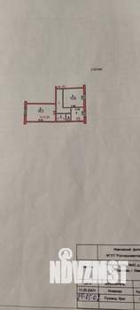 2-к квартира, вторичка, 44м2, 3/4 этаж