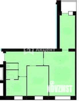 3-к квартира, вторичка, 57м2, 4/9 этаж