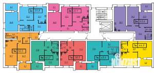 2-к квартира, строящийся дом, 60м2, 8/9 этаж