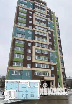 2-к квартира, вторичка, 69м2, 12/14 этаж
